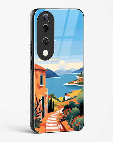 Mediterranean Escape Glass Case Phone Cover (Vivo)
