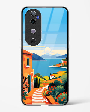 Mediterranean Escape Glass Case Phone Cover (Vivo)