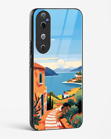 Mediterranean Escape Glass Case Phone Cover (Vivo)