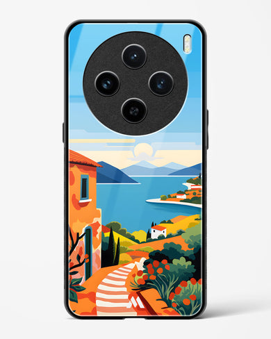 Mediterranean Escape Glass Case Phone Cover (Vivo)