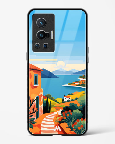 Mediterranean Escape Glass Case Phone Cover (Vivo)