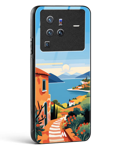 Mediterranean Escape Glass Case Phone Cover (Vivo)