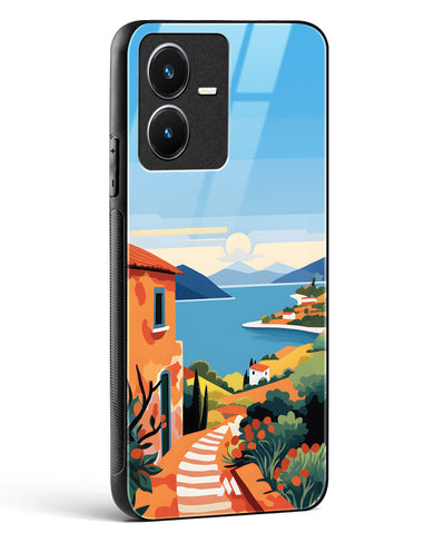 Mediterranean Escape Glass Case Phone Cover (Vivo)