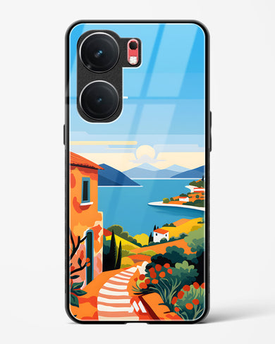 Mediterranean Escape Glass Case Phone Cover (Vivo)