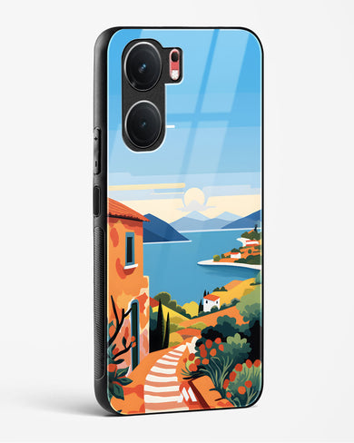 Mediterranean Escape Glass Case Phone Cover (Vivo)