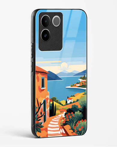 Mediterranean Escape Glass Case Phone Cover (Vivo)