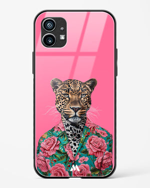 Floral Thug Glass Case Phone Cover (Nothing)
