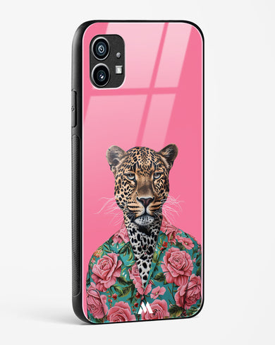 Floral Thug Glass Case Phone Cover (Nothing)