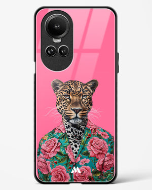 Floral Thug Glass Case Phone Cover (Oppo)