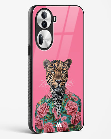 Floral Thug Glass Case Phone Cover (Oppo)