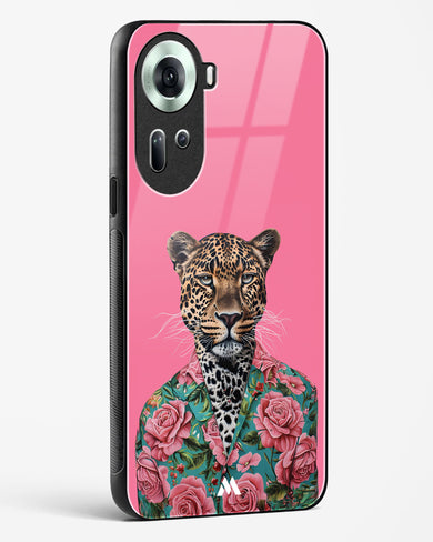Floral Thug Glass Case Phone Cover (Oppo)