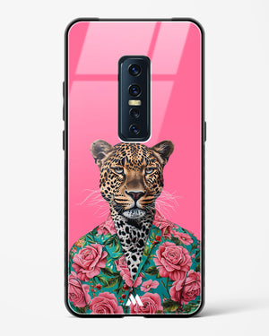 Floral Thug Glass Case Phone Cover (Vivo)