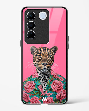 Floral Thug Glass Case Phone Cover (Vivo)