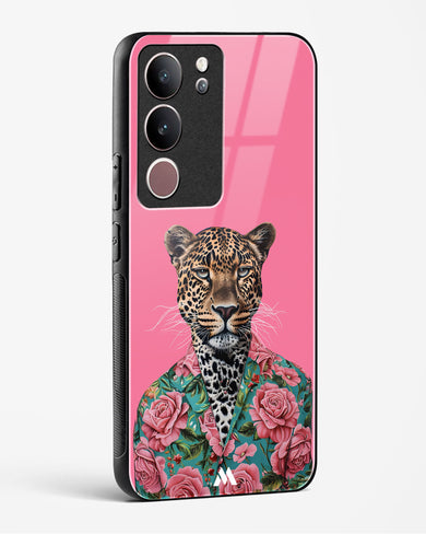 Floral Thug Glass Case Phone Cover (Vivo)