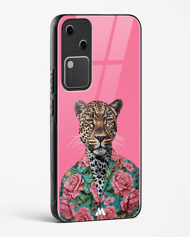 Floral Thug Glass Case Phone Cover (Vivo)