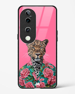 Floral Thug Glass Case Phone Cover (Vivo)