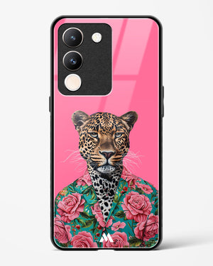 Floral Thug Glass Case Phone Cover (Vivo)