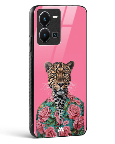 Floral Thug Glass Case Phone Cover (Vivo)