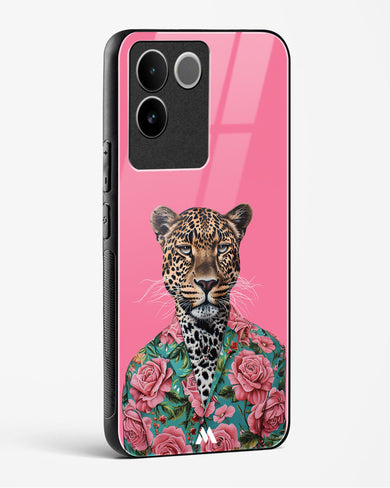 Floral Thug Glass Case Phone Cover (Vivo)