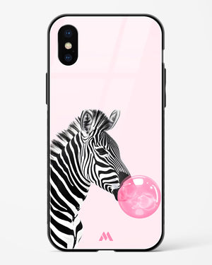 Bubble Pop Zebra Glass Case Phone Cover (Apple)