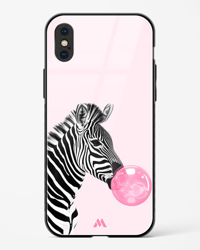 Bubble Pop Zebra Glass Case Phone Cover (Apple)