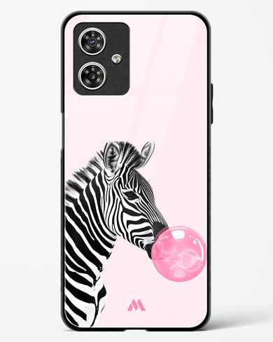 Bubble Pop Zebra Glass Case Phone Cover (Motorola)