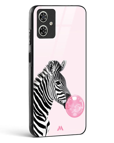 Bubble Pop Zebra Glass Case Phone Cover (Motorola)