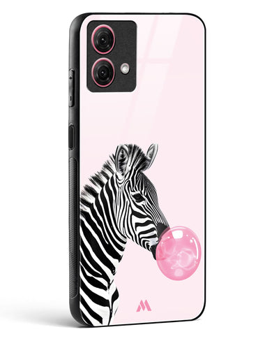 Bubble Pop Zebra Glass Case Phone Cover (Motorola)