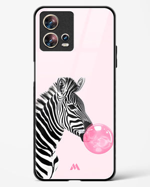 Bubble Pop Zebra Glass Case Phone Cover (Motorola)