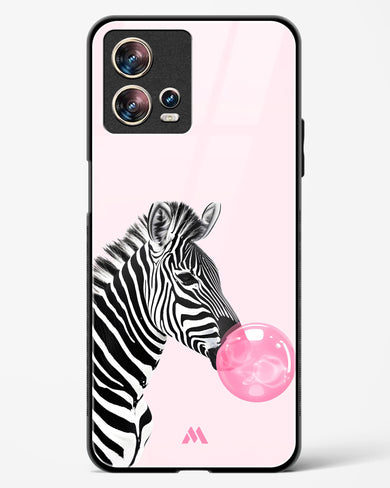 Bubble Pop Zebra Glass Case Phone Cover (Motorola)