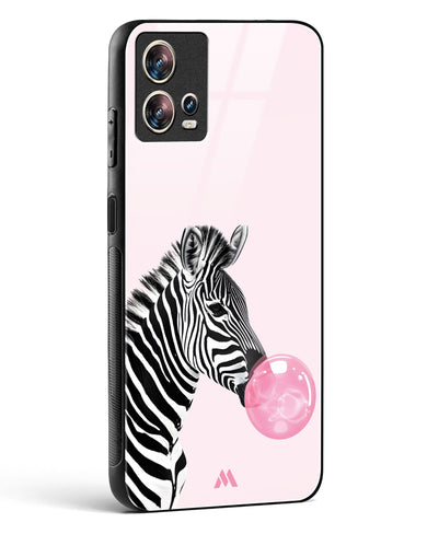 Bubble Pop Zebra Glass Case Phone Cover (Motorola)