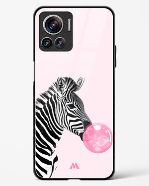 Bubble Pop Zebra Glass Case Phone Cover (Motorola)