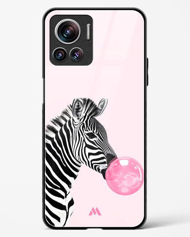 Bubble Pop Zebra Glass Case Phone Cover (Motorola)