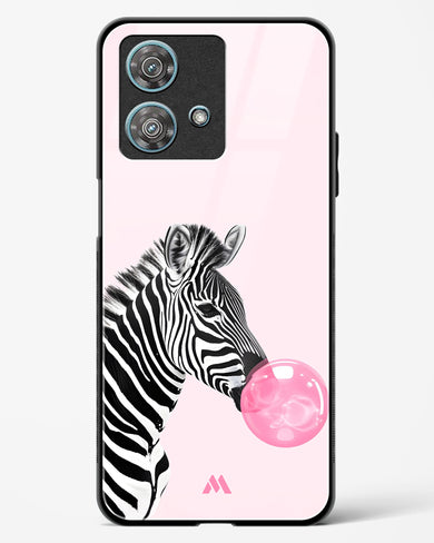 Bubble Pop Zebra Glass Case Phone Cover (Motorola)