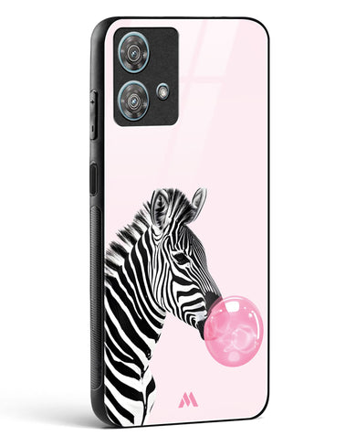 Bubble Pop Zebra Glass Case Phone Cover (Motorola)