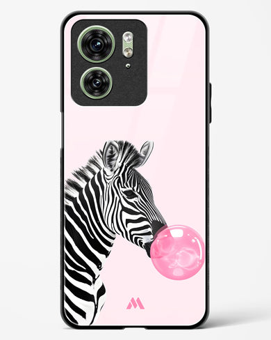 Bubble Pop Zebra Glass Case Phone Cover (Motorola)