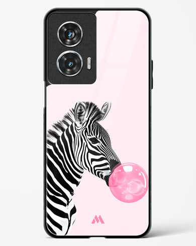 Bubble Pop Zebra Glass Case Phone Cover (Motorola)
