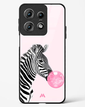 Bubble Pop Zebra Glass Case Phone Cover (Motorola)