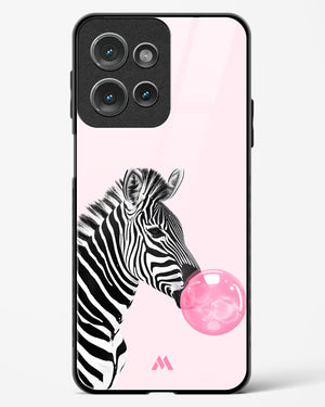 Bubble Pop Zebra Glass Case Phone Cover (Motorola)