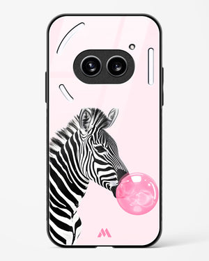 Bubble Pop Zebra Glass Case Phone Cover (Nothing)