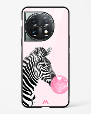 Bubble Pop Zebra Glass Case Phone Cover (OnePlus)