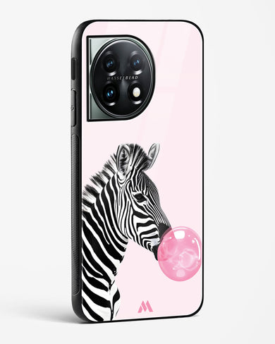 Bubble Pop Zebra Glass Case Phone Cover (OnePlus)