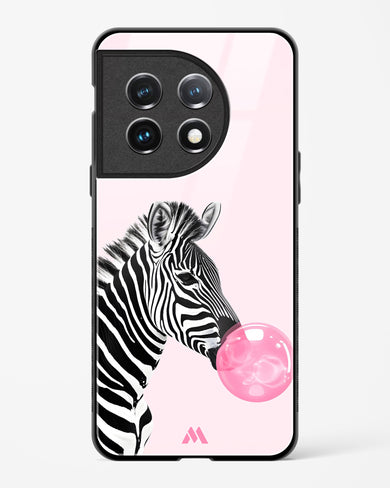 Bubble Pop Zebra Glass Case Phone Cover (OnePlus)