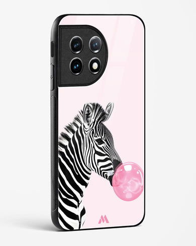 Bubble Pop Zebra Glass Case Phone Cover (OnePlus)