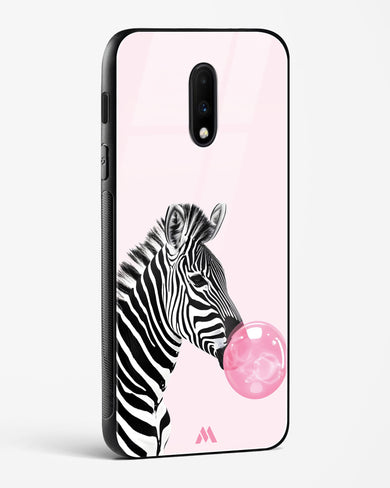 Bubble Pop Zebra Glass Case Phone Cover (OnePlus)