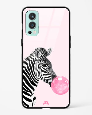 Bubble Pop Zebra Glass Case Phone Cover (OnePlus)