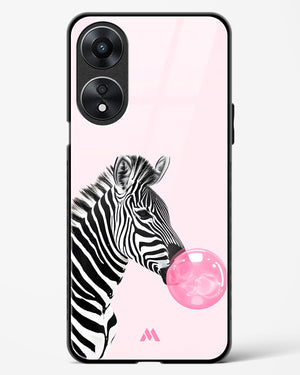 Bubble Pop Zebra Glass Case Phone Cover (Oppo)