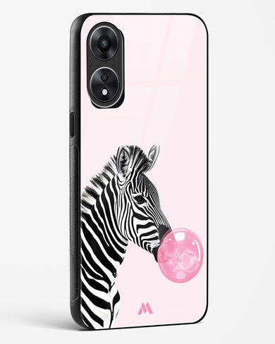 Bubble Pop Zebra Glass Case Phone Cover (Oppo)