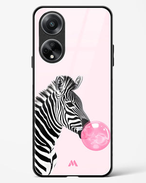 Bubble Pop Zebra Glass Case Phone Cover (Oppo)