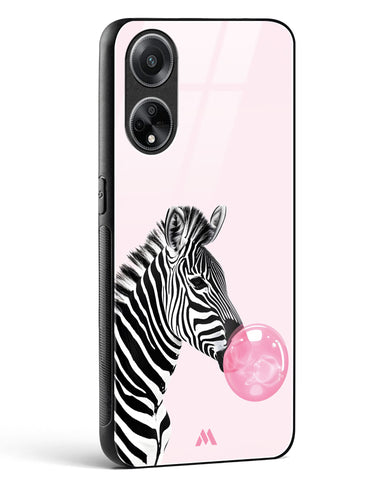 Bubble Pop Zebra Glass Case Phone Cover (Oppo)
